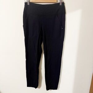 Jaanuu Black Ankle Joggers Womens Scrub Bottoms Size Small Work